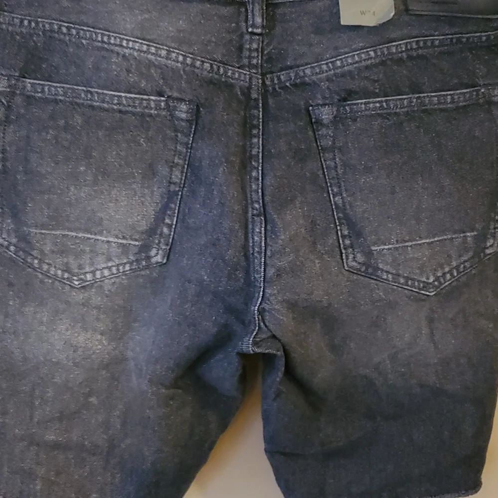 All Saints Switch Skinny Raw Hem Denim Shorts Size 32 NWT'S - Picture 10 of 13